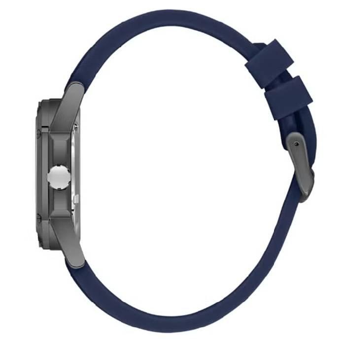 Lee Cooper Watch for Men, Multi Function, 37mm, Silicone Strap,LC08061.069 - Blue