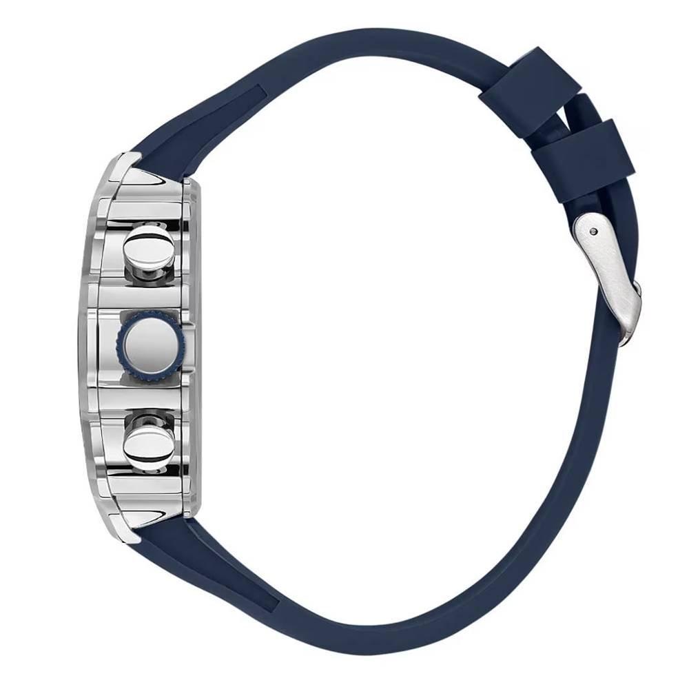 Lee Cooper Watch for Men, Multi Function, 42mm, Silicone Strap, LC08062.399 - Blue