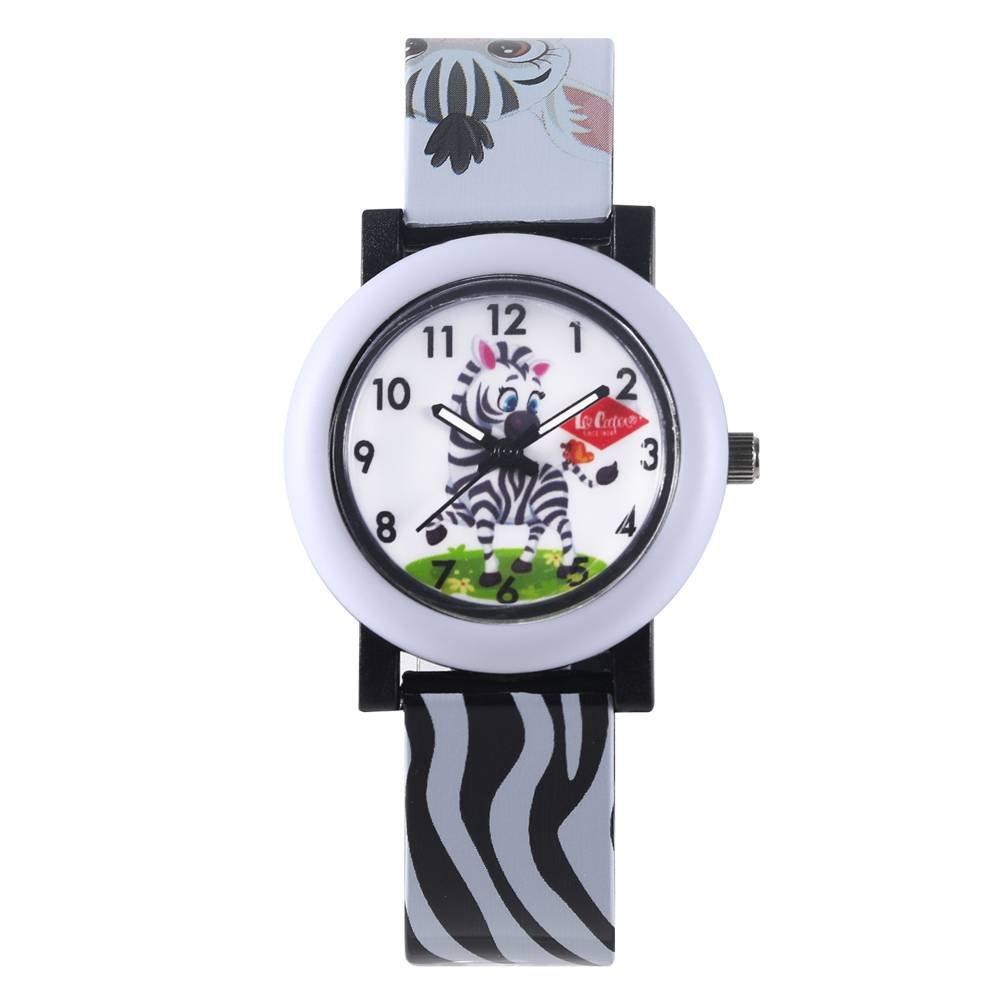 Lee Cooper Kid's Watch, Analog, Silicone Strap, 30mm, LC.K.2.636 - Black