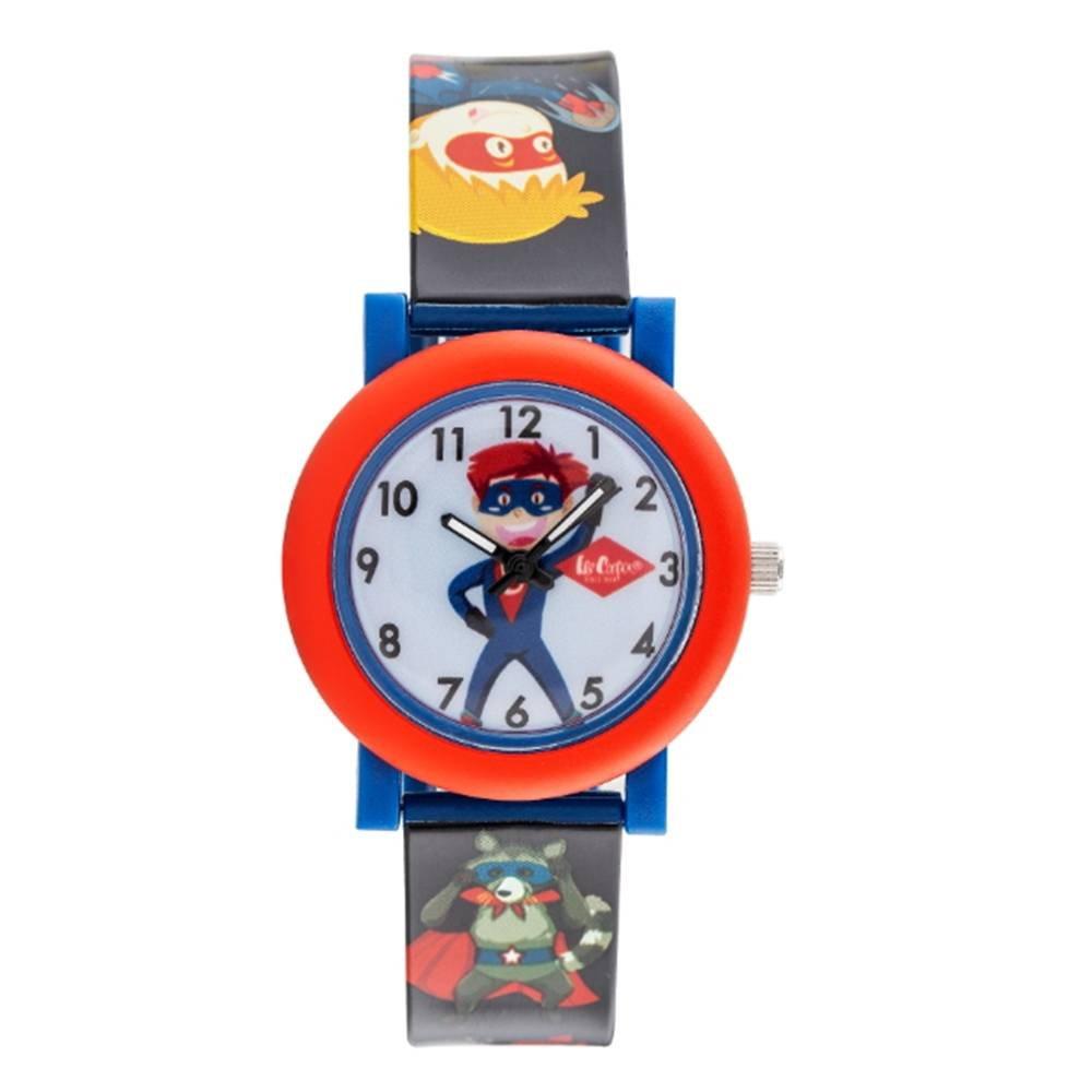 Lee Cooper Kid's Watch, Analog, Silicone Strap, 30mm, LC.K.2.961 - Blue