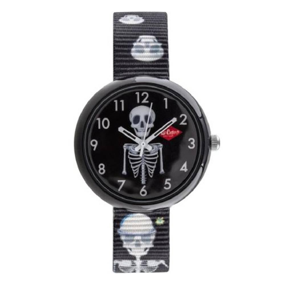 Lee Cooper Kid's Watch, Analog, Textile Strap, 33mm, LC.K.3.666 - Black
