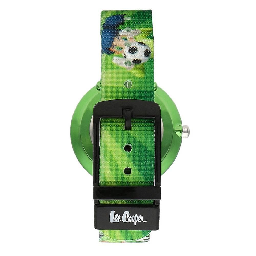 Lee Cooper Kid's Watch, Analog, Textile Strap, 30mm, LC.K.3.677 - Green