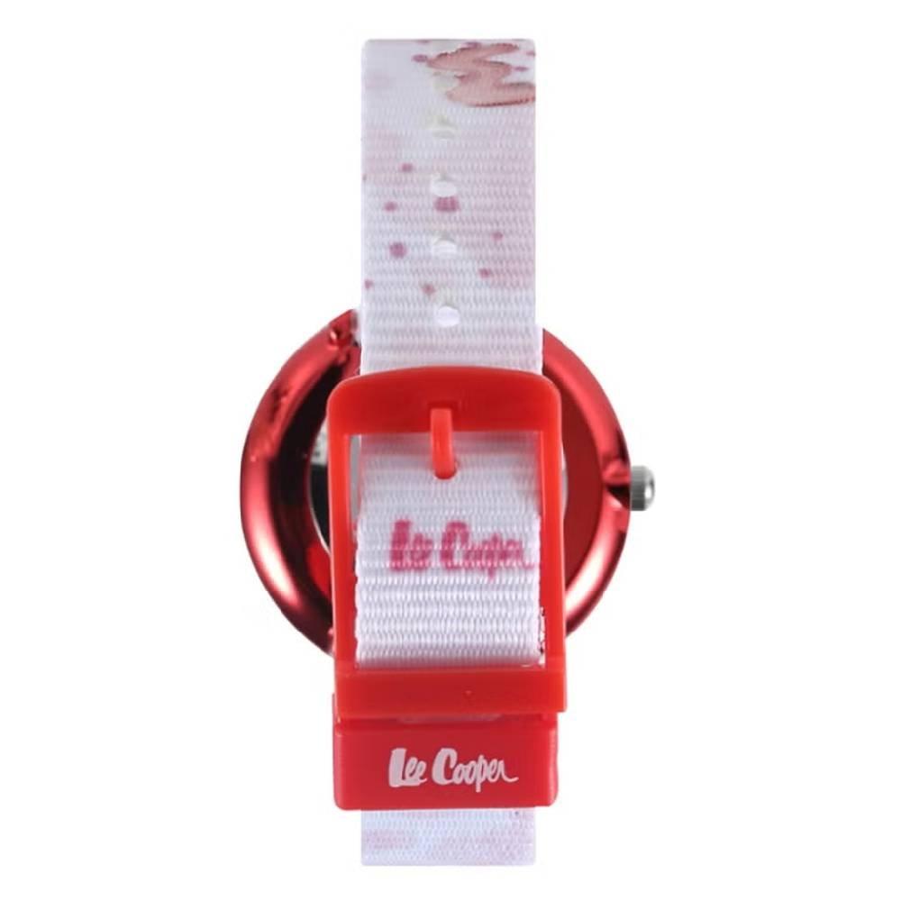 Lee Cooper Kid's Watch, Analog, Silicone Strap, 30mm, LC.K.3.837 - White