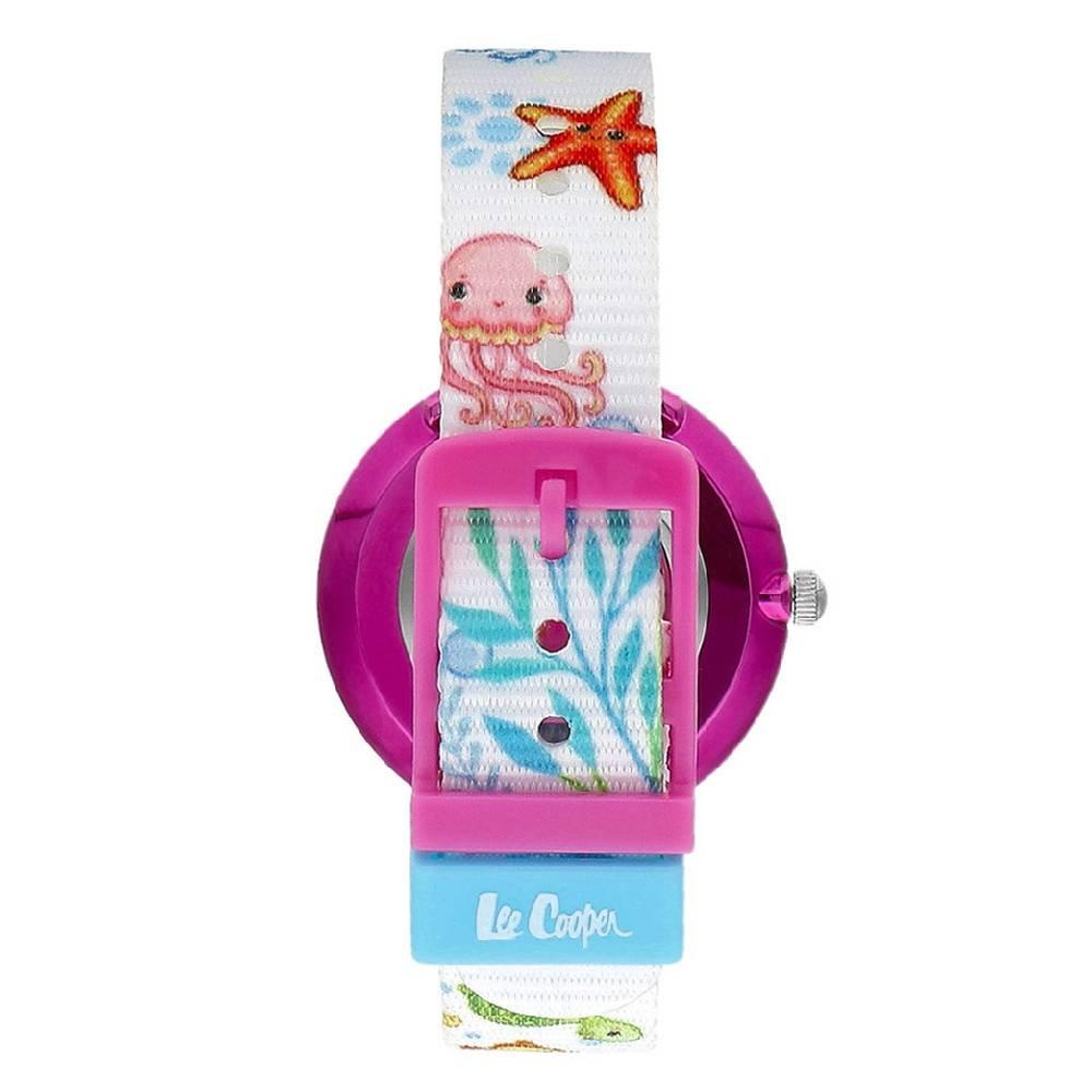 Lee Cooper Kid's Watch, Analog, Silicone Strap, 33mm, LC.K.3.838 - White