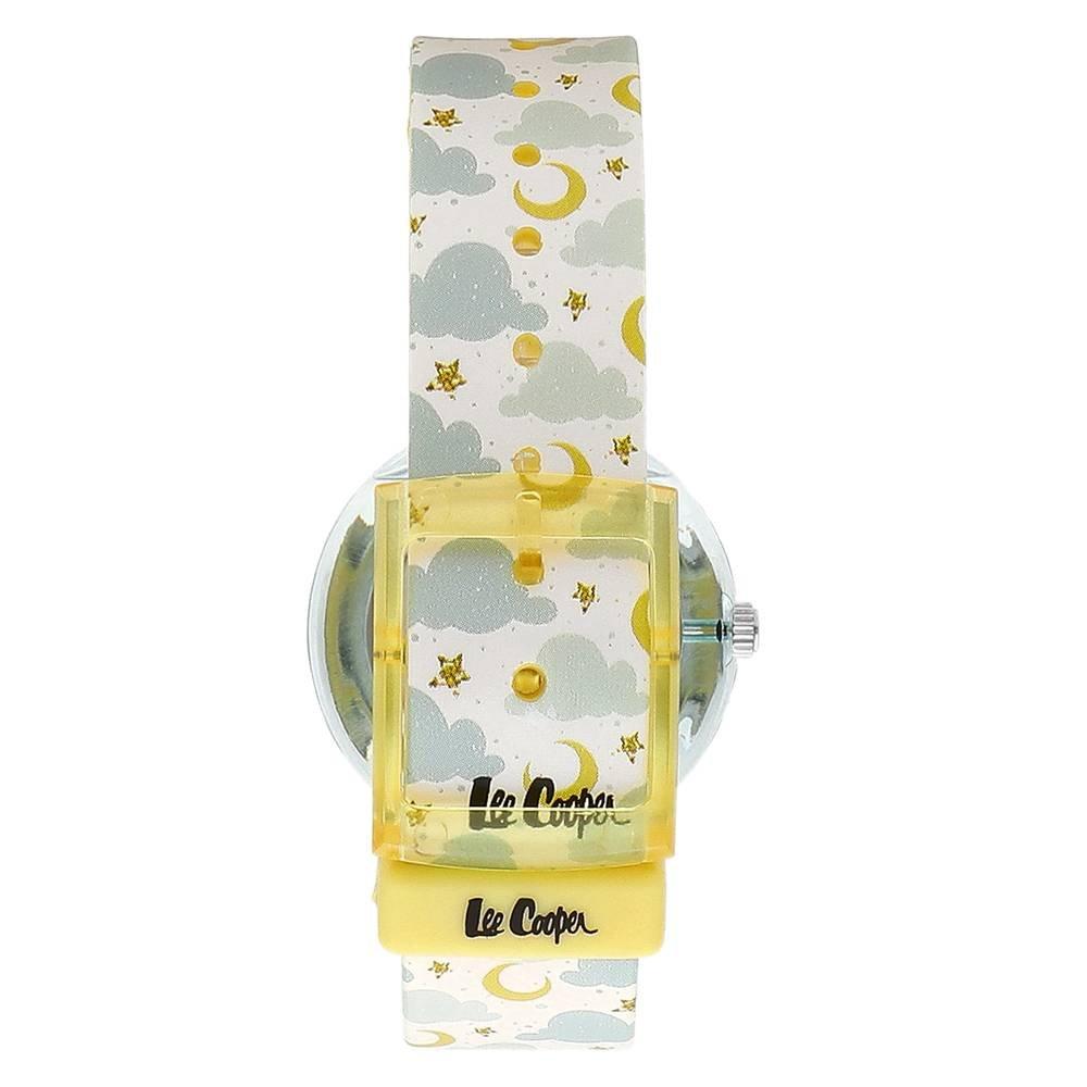 Lee Cooper Kid's Watch, Analog, Silicone Strap, 30mm, LC.K.4.063 - White