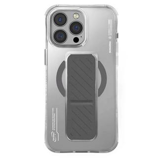 Buy Skinarma axon iphone 16 pro max magsafe grip case, ipp63-axon-tit - titanium in Kuwait