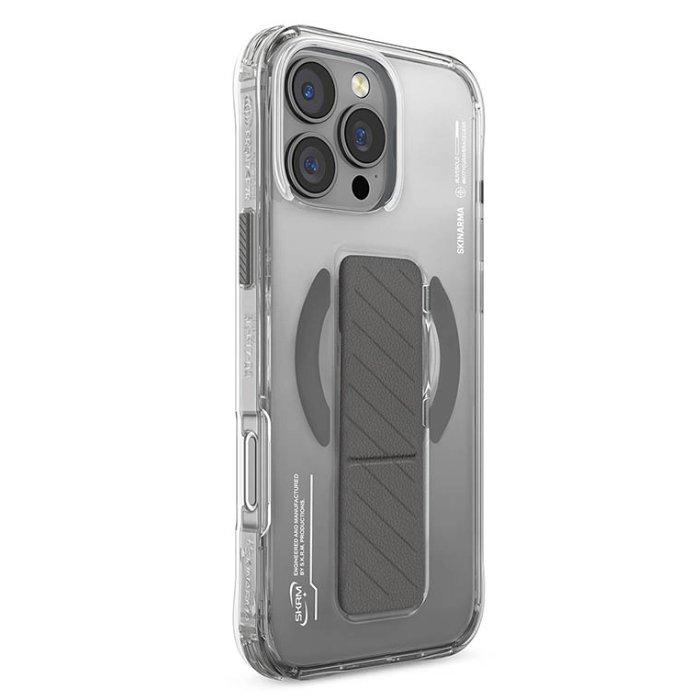 Skinarma Axon iPhone 16 Pro Magsafe Grip Case, IPP63-AXON-TIT - Titanium