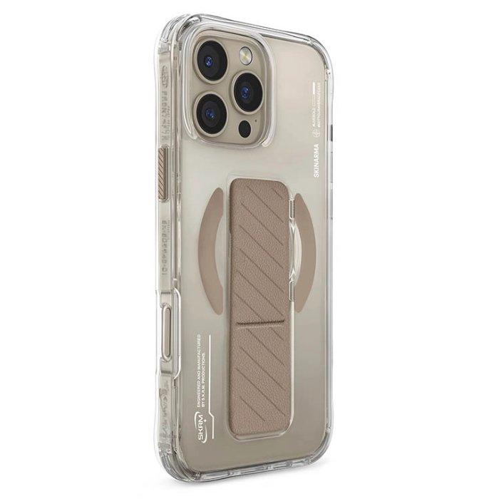 Skinarma Axon iPhone 16 Pro Max Magsafe Grip Case - Champagne