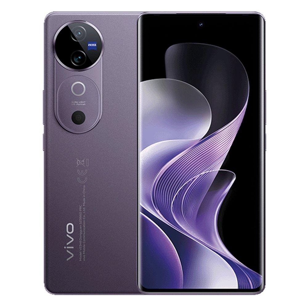 Buy Vivo v40 5g phone, 256gb, 12gb, 6. 78-inch – purple in Kuwait