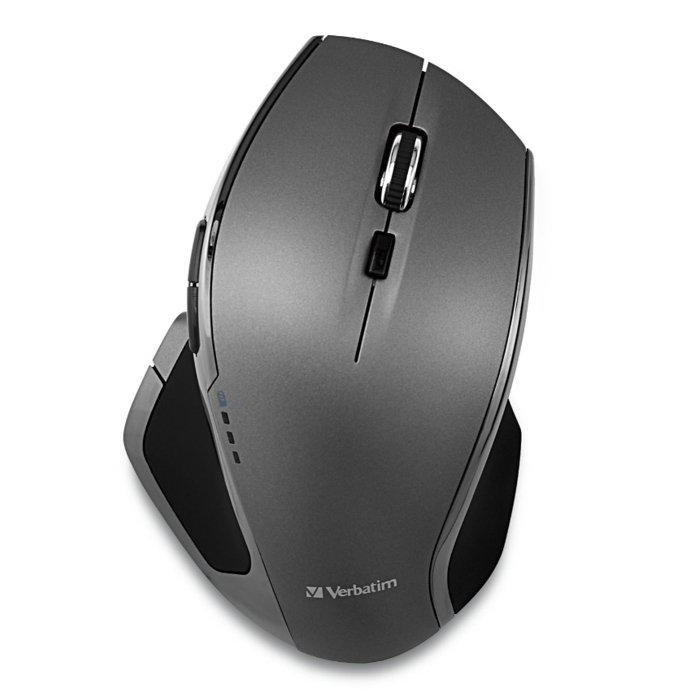 ماوس اللاسلكي ديلوكس مزود بإضاءة ليد من فيرباتيم، 49041 - فضي