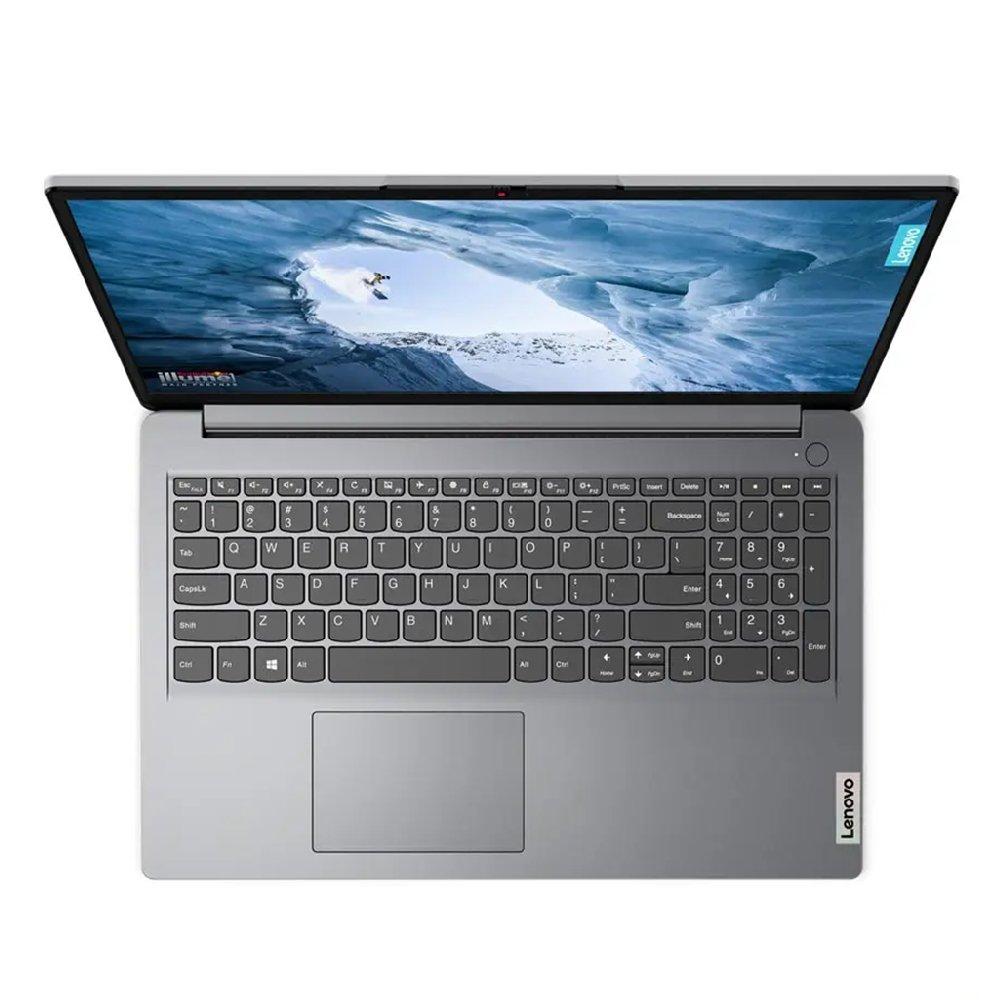 Lenovo IdeaPad 1 Laptop, Intel Core i7, 15.6", 8GB RAM, 512GB SSD, Intel Iris Xe Graphics, Windows 11 Home, 82QD00G4AX - Grey