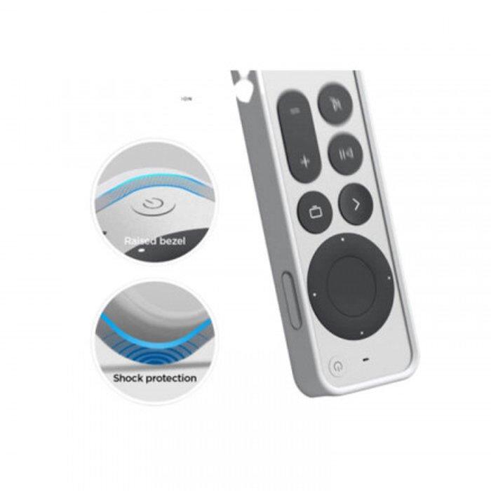 غطاء حماية إيلاجو ار4 متوافق مع جهاز التحكم عن بعد لتلفزيون ابل سيري (2021) - رمادي فاتح