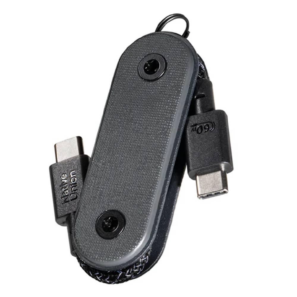 كابل شحن محمول بوكيت من ناتيف يونيون يو اس بي -سي إلى يو اس بي - سي - أسود