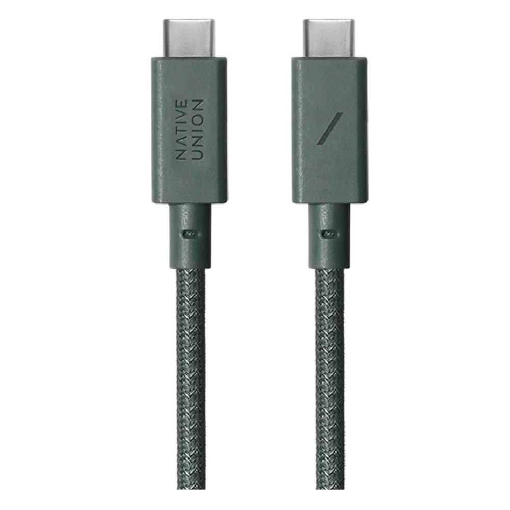 Native Union Anchor 240W (USB-C to USB-C), 3M - Slate Green