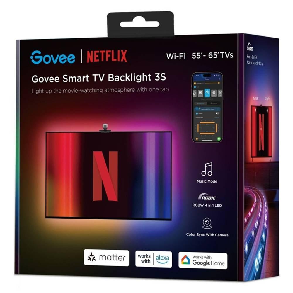 Govee TV Backlight -Netflix Edition, 55-65 inch, H6098- RGBIC