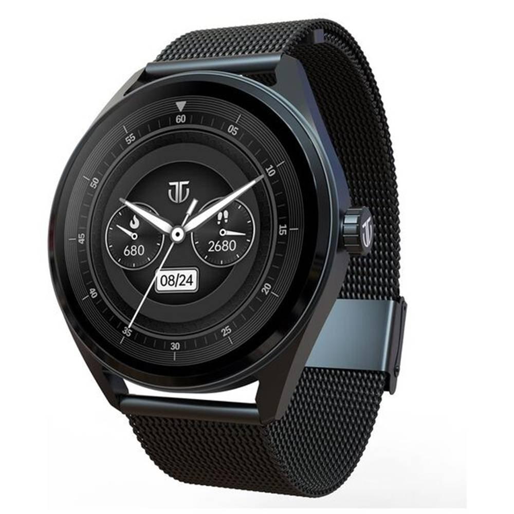 Titan Crest Smart Watch Mesh Strap, 90197AM01- Black