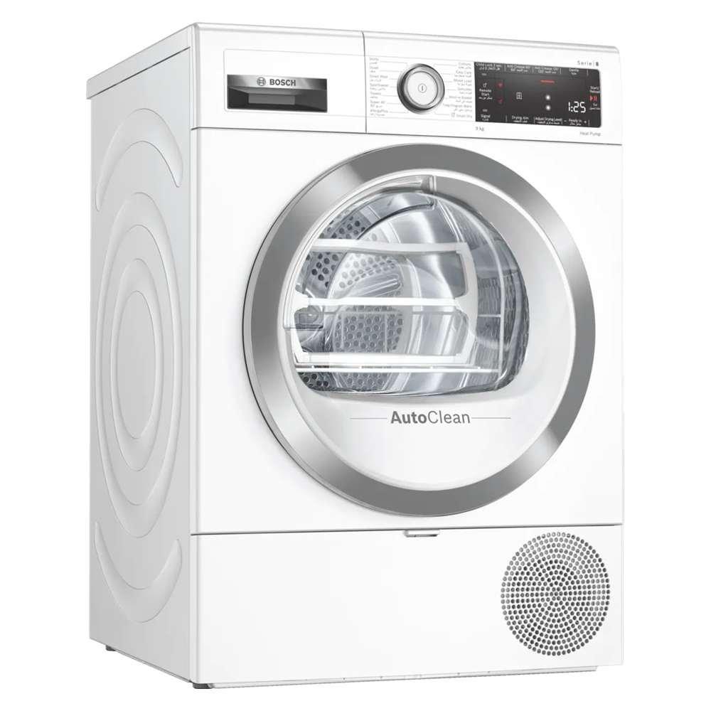 Bosch Heat Pump Dryer, 9 KG capacity, WTX88RH9GC - White