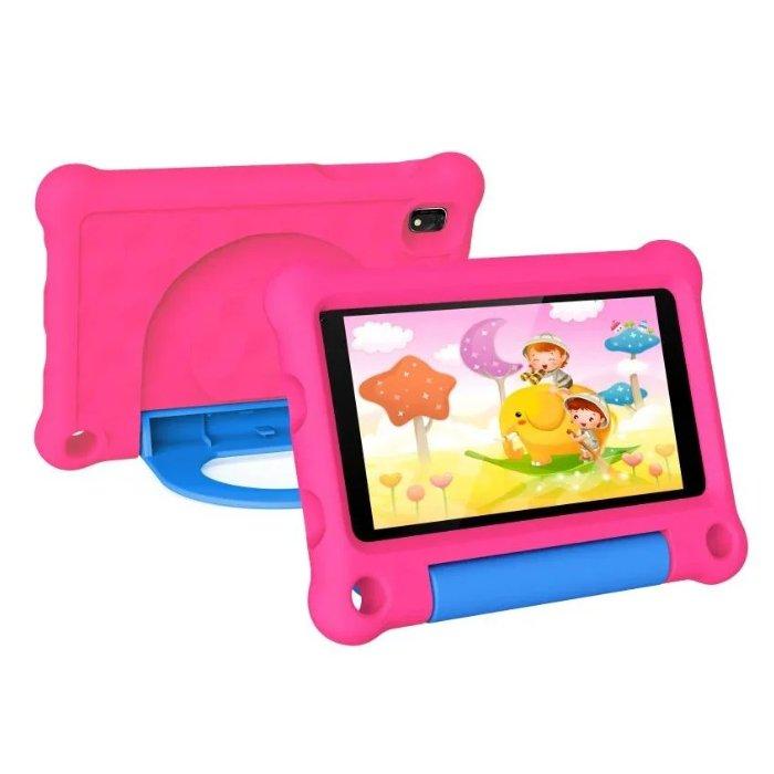 G-Tab T7 Kids Tablet, 7 Inch Screen, WiFi Support, Android 14, 4GB RAM, 64GB Storage - Pink