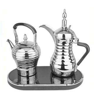 Buy Deem dalla al-arab tea & coffee, 800 ml, 1. 6l, dr-1976 – silver in Kuwait