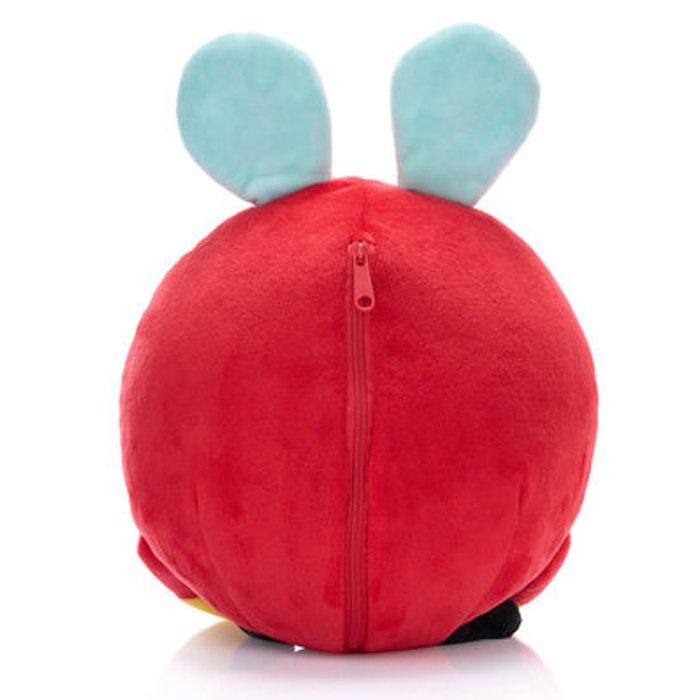 American Tourister Kiztopia 2-Ways Bee Pillow, QW9X30001 - Red/Yellow