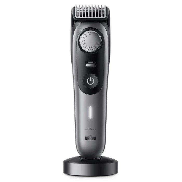 Braun Men's Pro Beard Trimmer 9, 10 Barbering Tools, 180 Mins Runtime, BT9420 - Grey