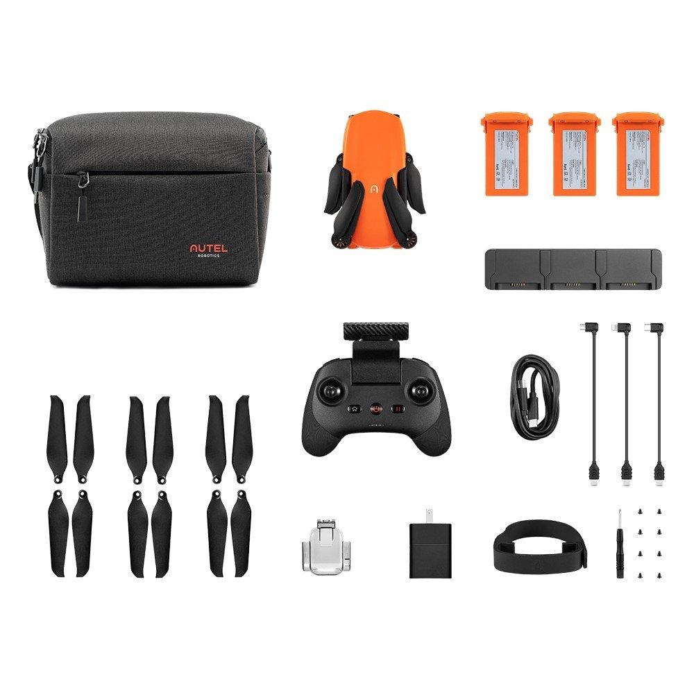 Buy Autel evo nano premium bundle drone, 249gg - orange in Kuwait