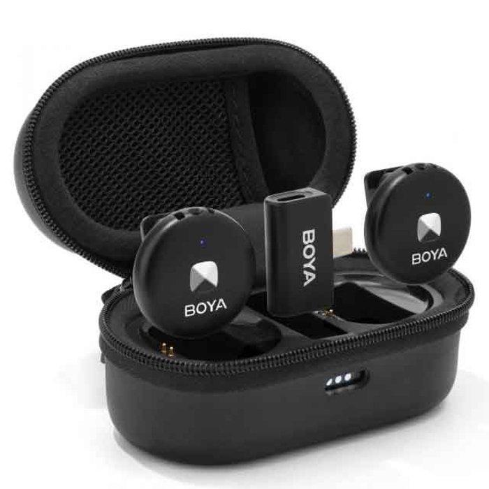 Boya Omic 2,4GHz Lightening Dual Channel Wireless Microphone, OMIC - U - Black