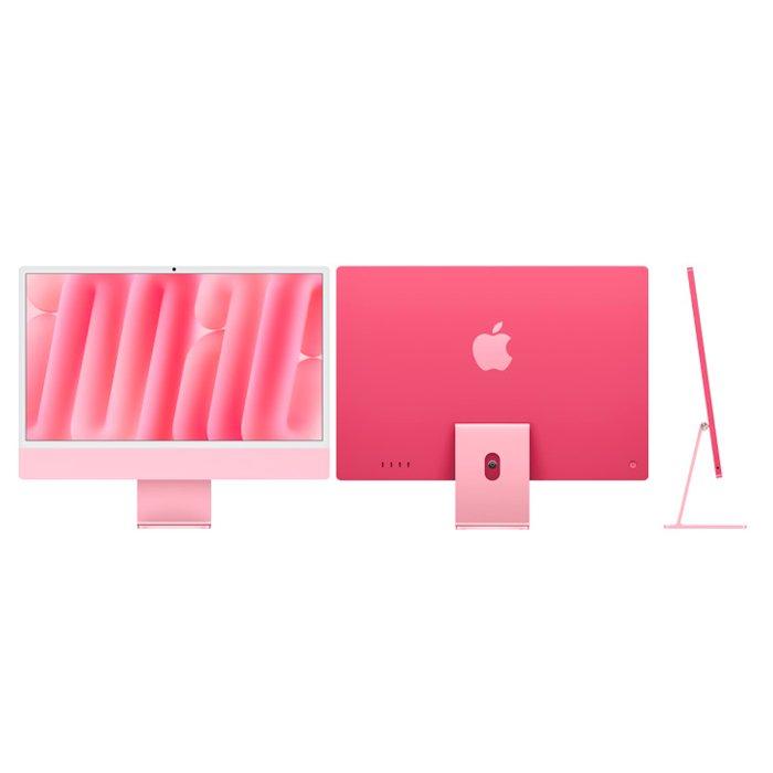 Apple iMac All-In-One Desktop 24-inch (2024), M4 Chip, 16GB RAM 512GB SSD, MWV53AB/A- Pink