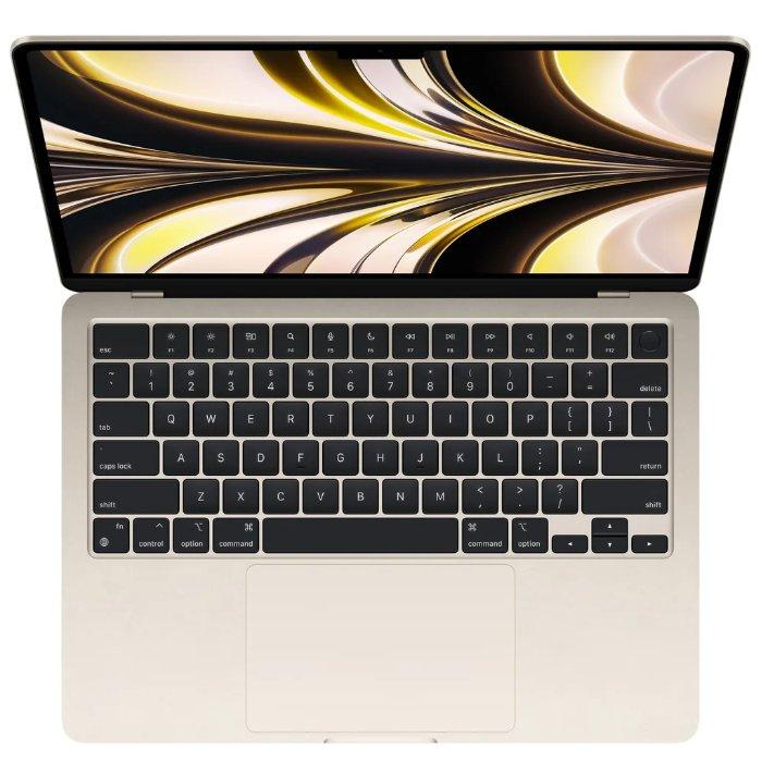 Apple MacBook Air M2 (2024), 16GB RAM, 256GB SSD, 13.6-inch, MC7W4AB/A - Starlight 