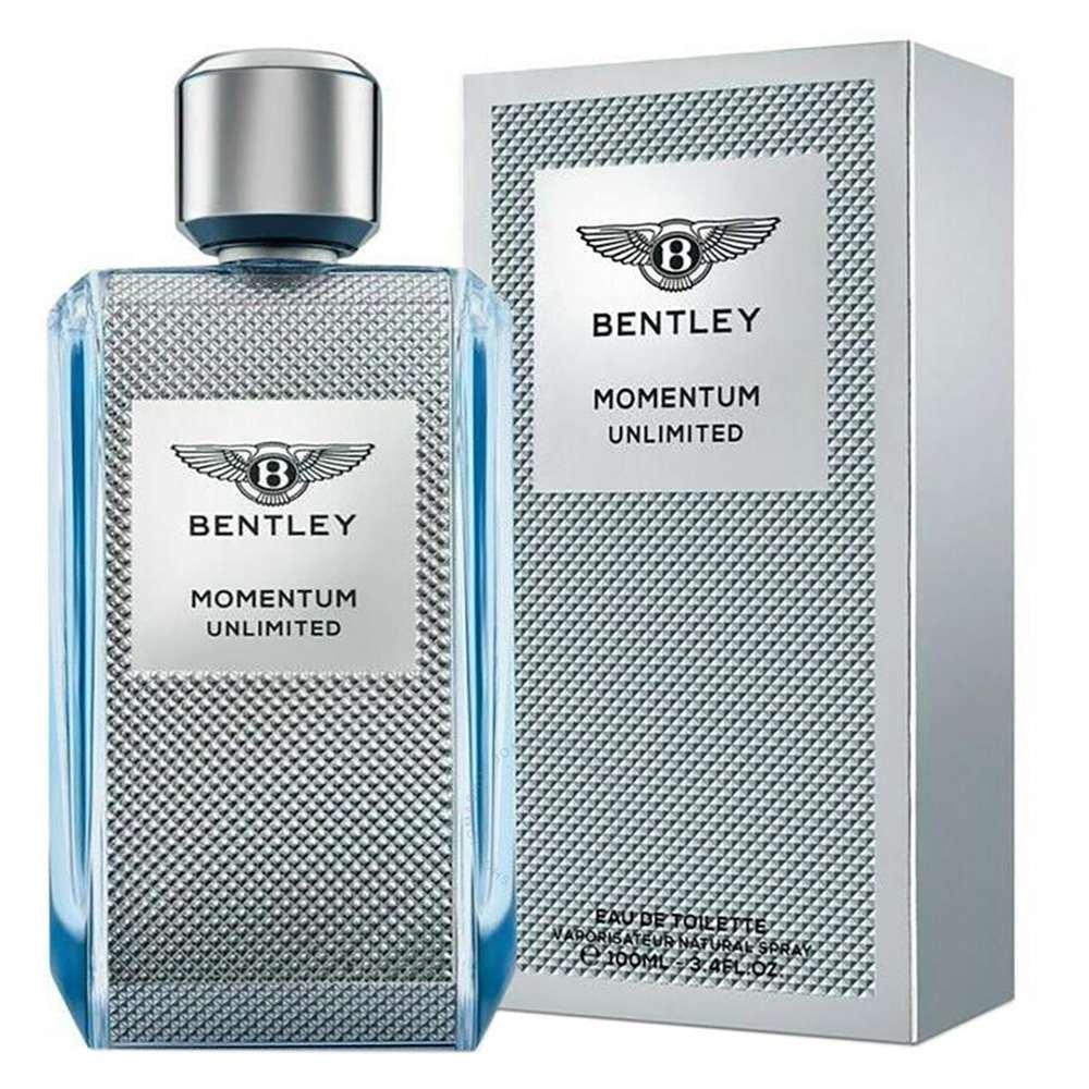 Bentley Momentum Unlimited for Men's - Eau de Toilette, 100ML