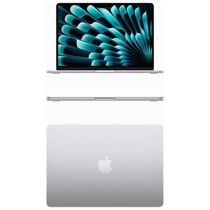 ابل ماك بوك اير ام3 (2024)، 16 جيجا بايت رام، 256 جيجا بايت اس اس دي، 13.6 بوصة، MC8H4AB/A - فضي