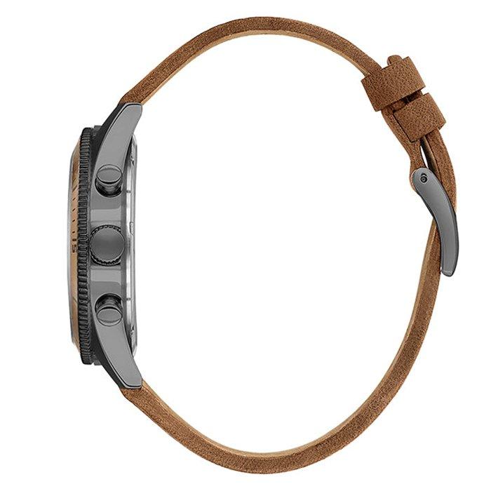 Beverly Hills Polo Men's Watch, Multifunction, Leather Strap, 42mm, BP3619X.075 - Brown