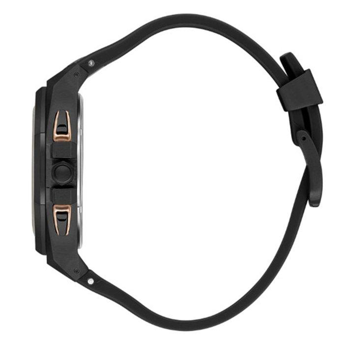 Beverly Hills Polo Men's Watch, Multifunction, Silicone Strap, 45.5mm, BP3624X.651 - Black