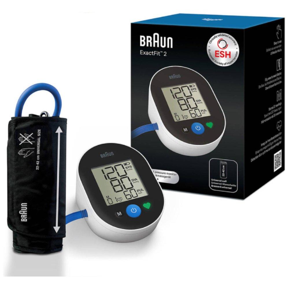 جهاز قياس ضغط الدم من أعلى الذراع براون إكزاكت فيت 2 BUA4050 أسود
