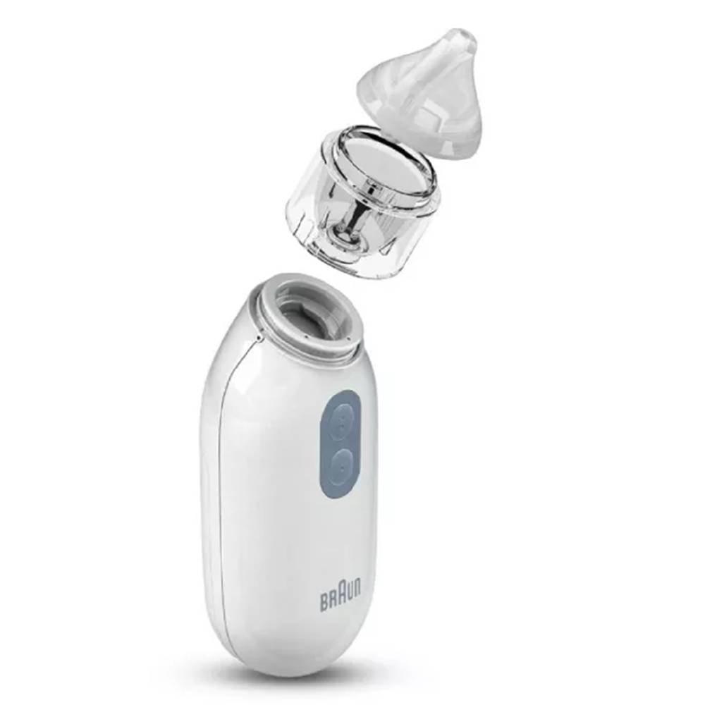 شفاط الأنف الكهربائي للأطفال من براون، BR6-BNA100EU - أبيض