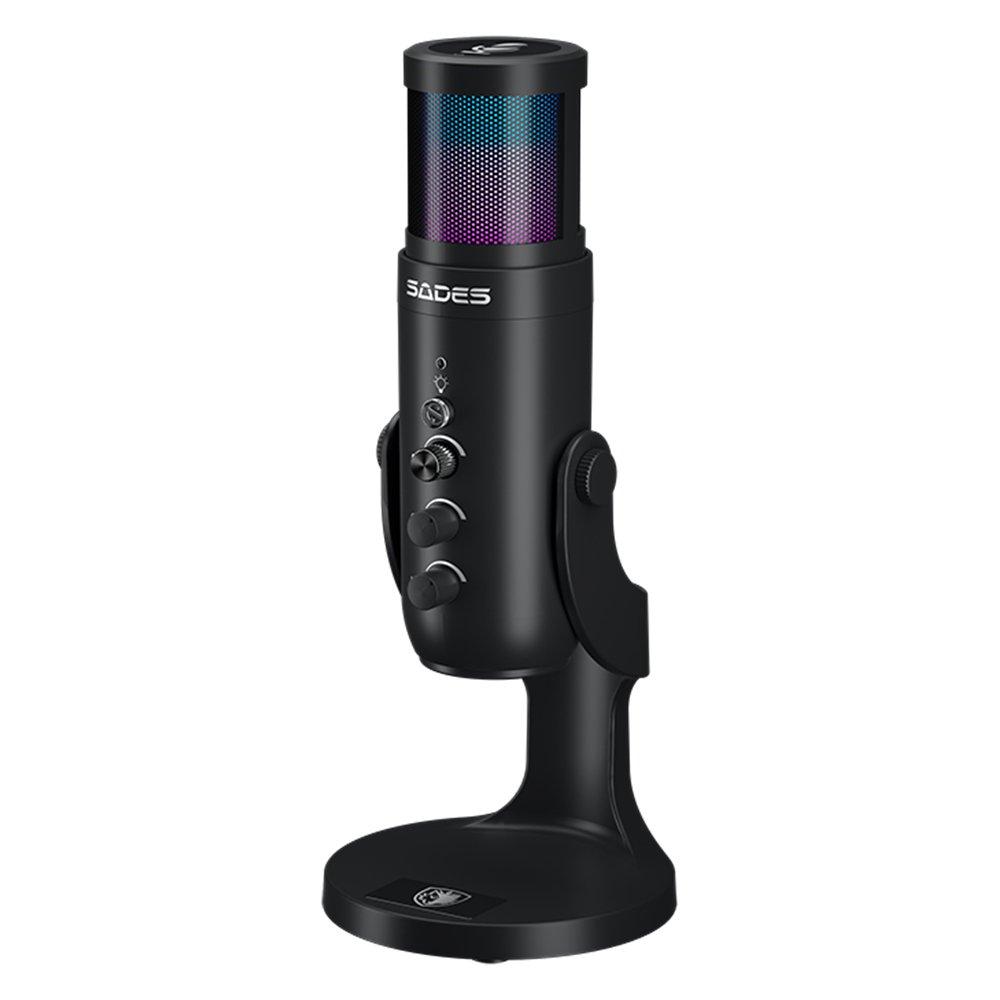 Sades OTUS Gaming Microphone, SW-MC04-B – Black