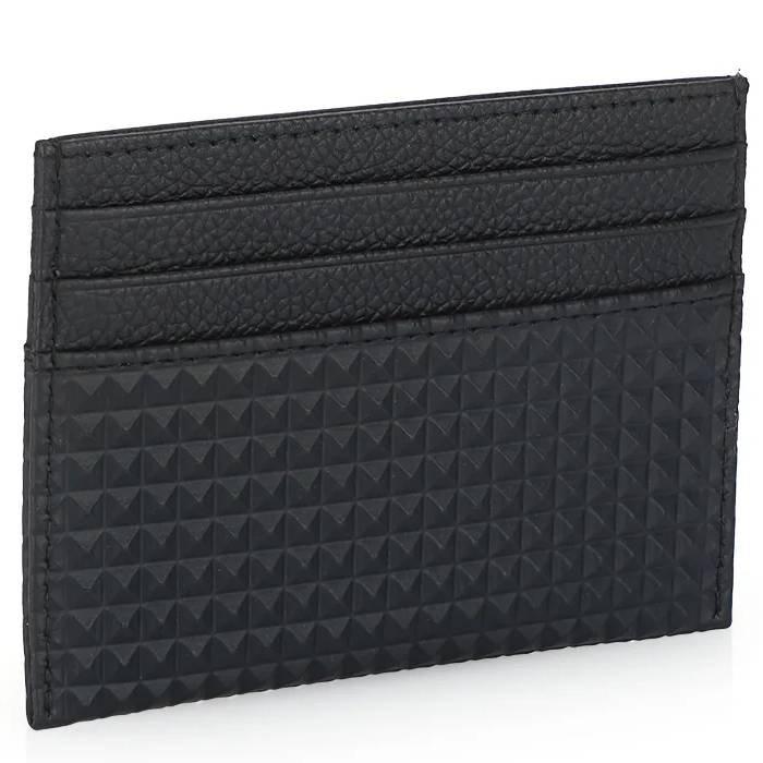 Police Men Card Holder, PA40024WPBK - Black