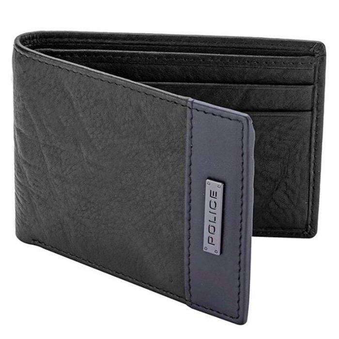 Police Tolerance S Wallet, PA40031WLBK - Black