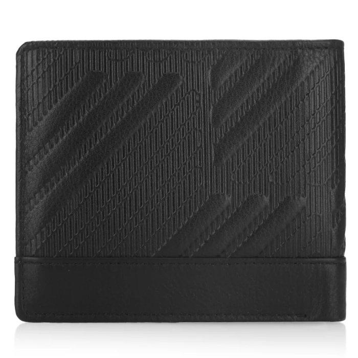 Police Nouveau Mens Leather Wallet, PELGW2204201 - Black