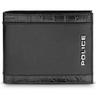 Buy Police avon men's leather wallet, pelgw2204702 - black in Kuwait