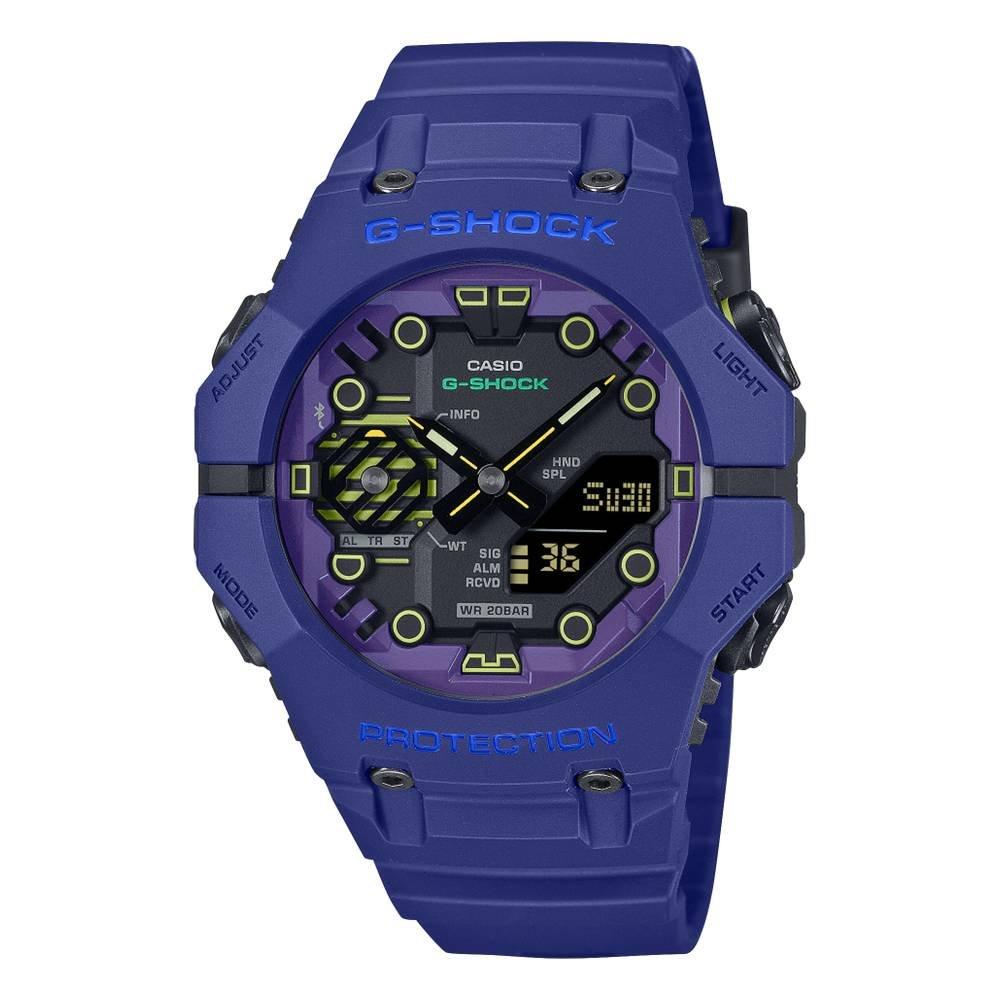 Casio G-Shock Youth Analog-Digital Watch, 42.5 mm, GA-B001CBR-2ADR – Blue& Black