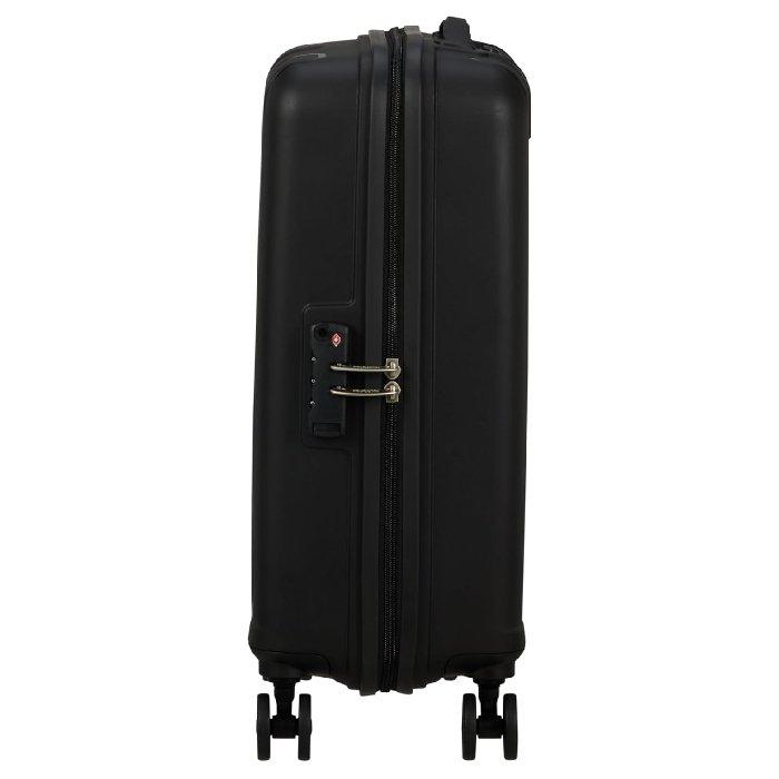 American Tourister Ellipso Hard Sided Spinner Luggage, 68cm, QO0X09013 - Black