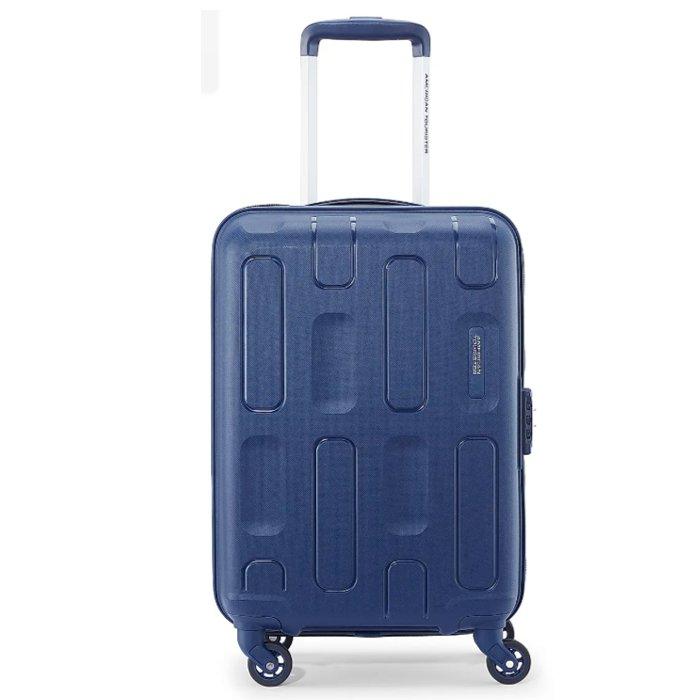 American Tourister Ellipso Hard Sided Spinner Luggage, 79 cm, QO0X41014 - Navy Blue