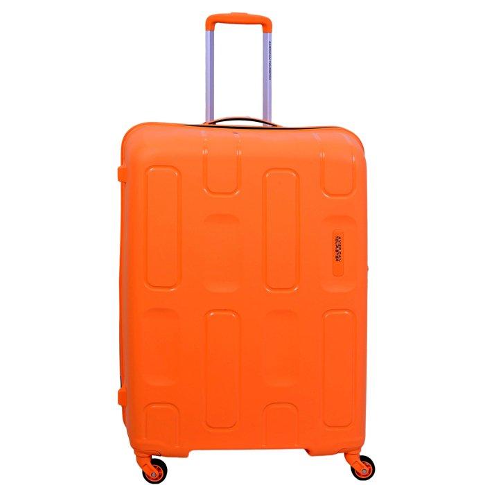 American Tourister Ellipso Hard Sided Spinner Luggage, 79cm, QO0X86014 - Orange