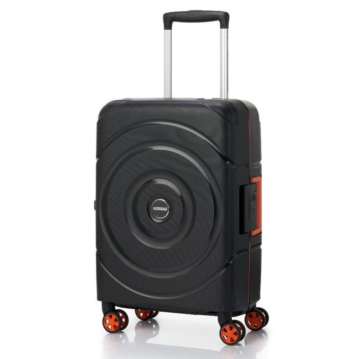 American Tourister Circurity Hard Sided Spinner Luggage, 77cm, SB0X09003 - Black