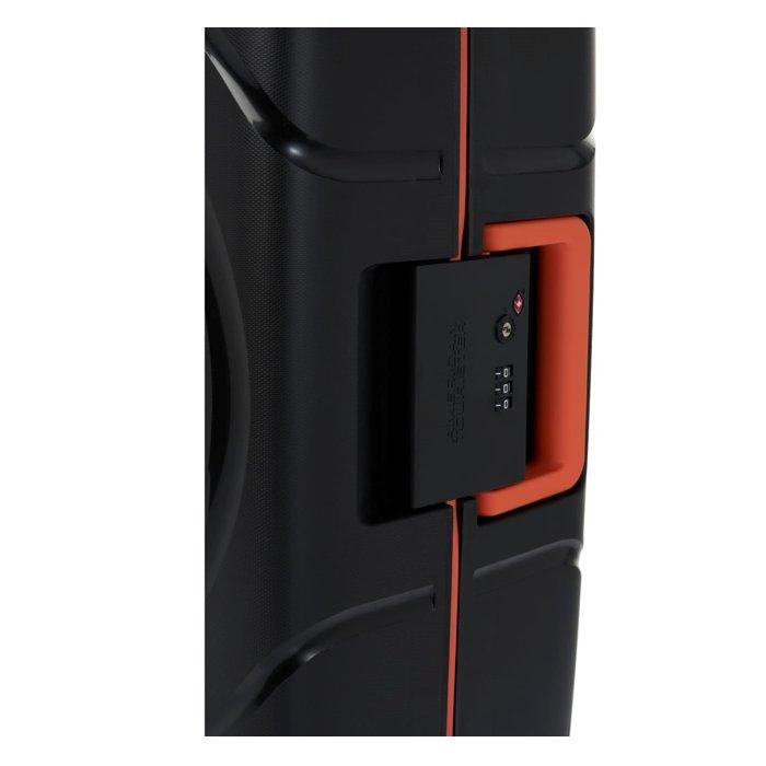 American Tourister Circurity Hard Sided Spinner Luggage, 77cm, SB0X09003 - Black