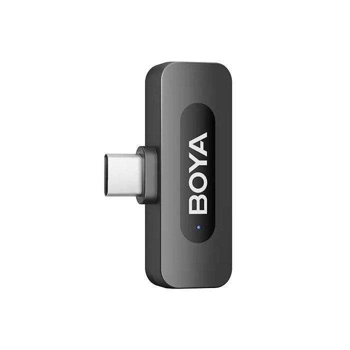 Boya V30 Wireless Microphone – Type-c Port + Charging Case – Black