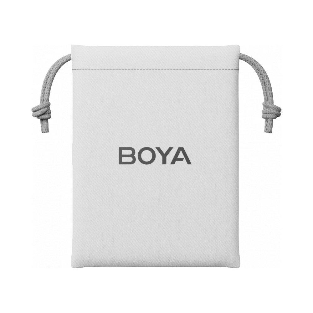 Boya Mini 12 Wireless Microphone with Lightning & USB-C – Black