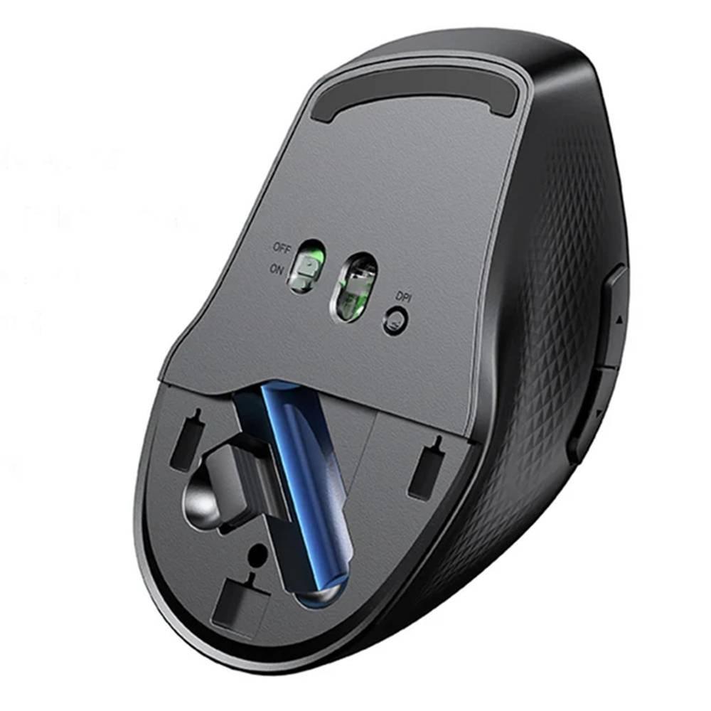 Ugreen Ergonomic Wireless Mouse, MU101- Black