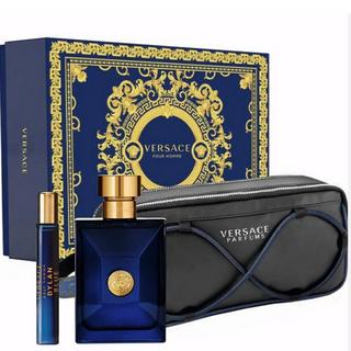 Buy Versace dylan blue 3pc men gift set - eau de toilette -100 ml in Kuwait